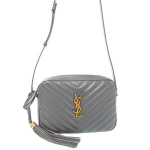 Saint Laurent Quilted Matelasse Paris Lou Camera Chain Shoulder Bag